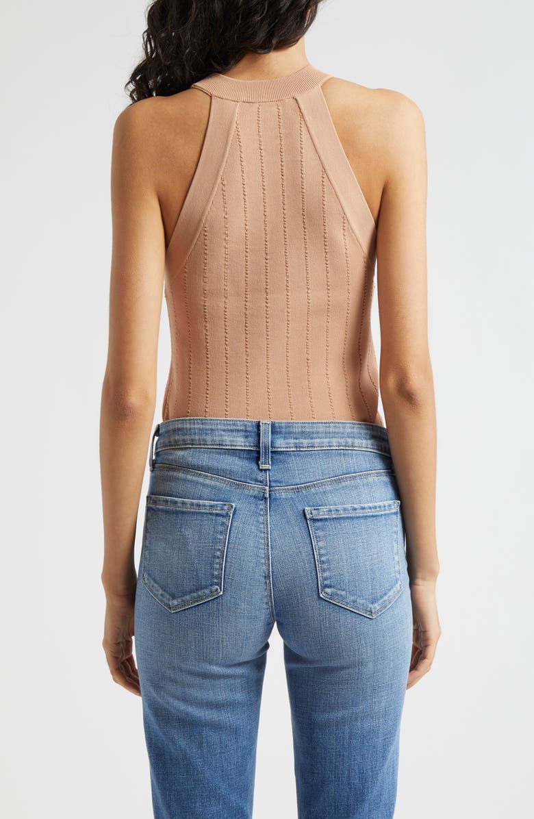 L'AGENCE Rosemary Button Knit Tank, Alternate, color, Toffee