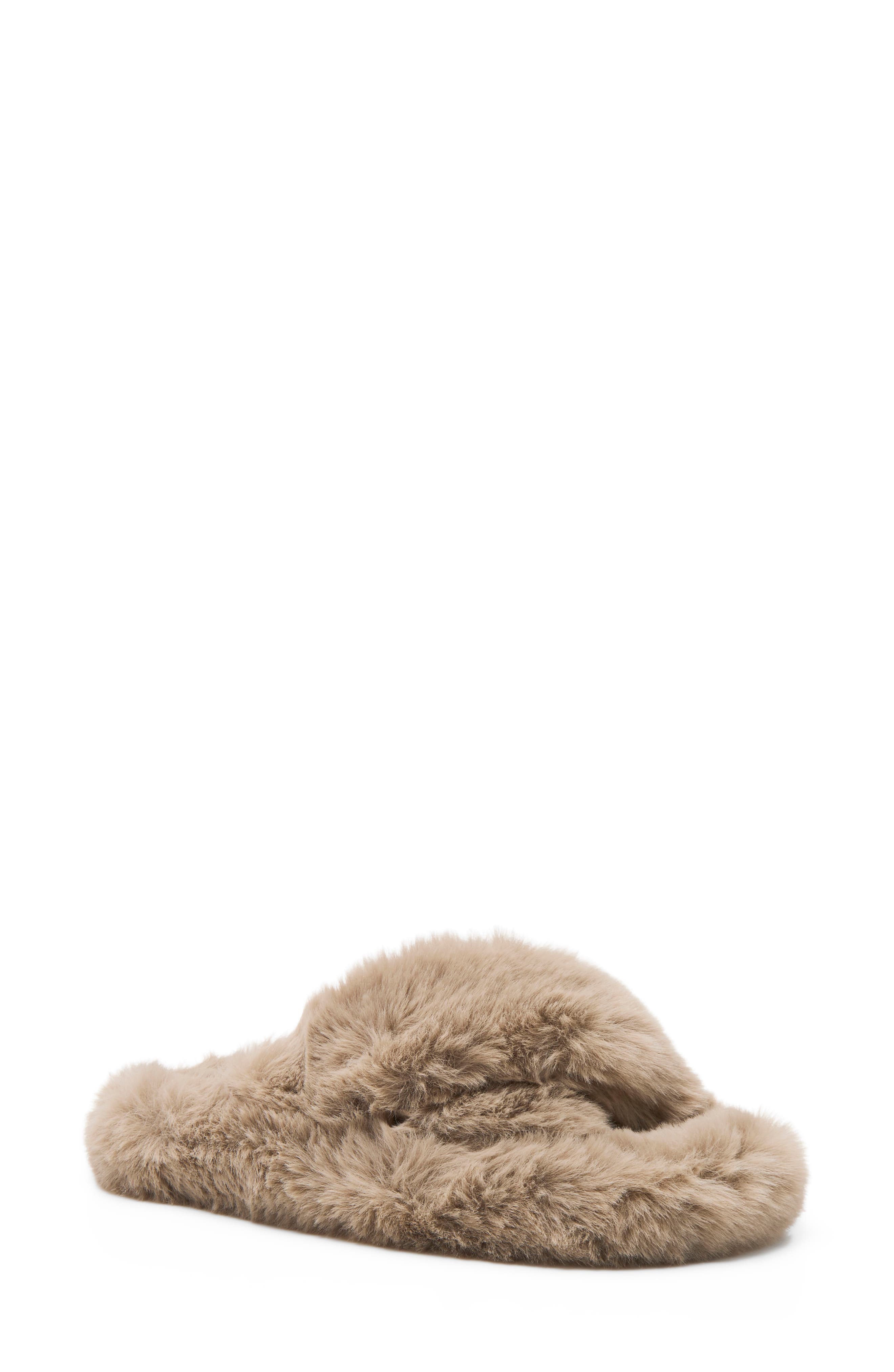 Counting Sheep 2.0 Faux Fur Slipper, Main, color, MINK