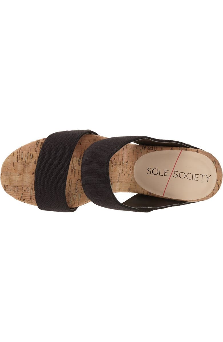 Sole Society 'Emilia 2' Wedge Sandal, Alternate, color,