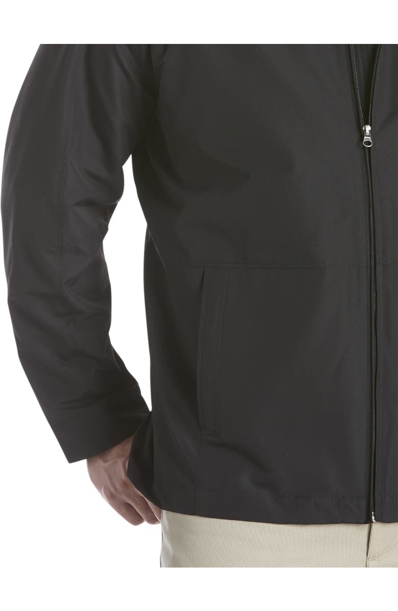 Harbor Bay by DXL Big & Tall Water- & Wind-Resistant Bomber, Alternate, color, Black