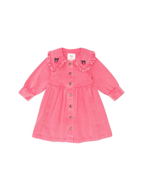 Vintage Cherry Collar Dress (Baby)