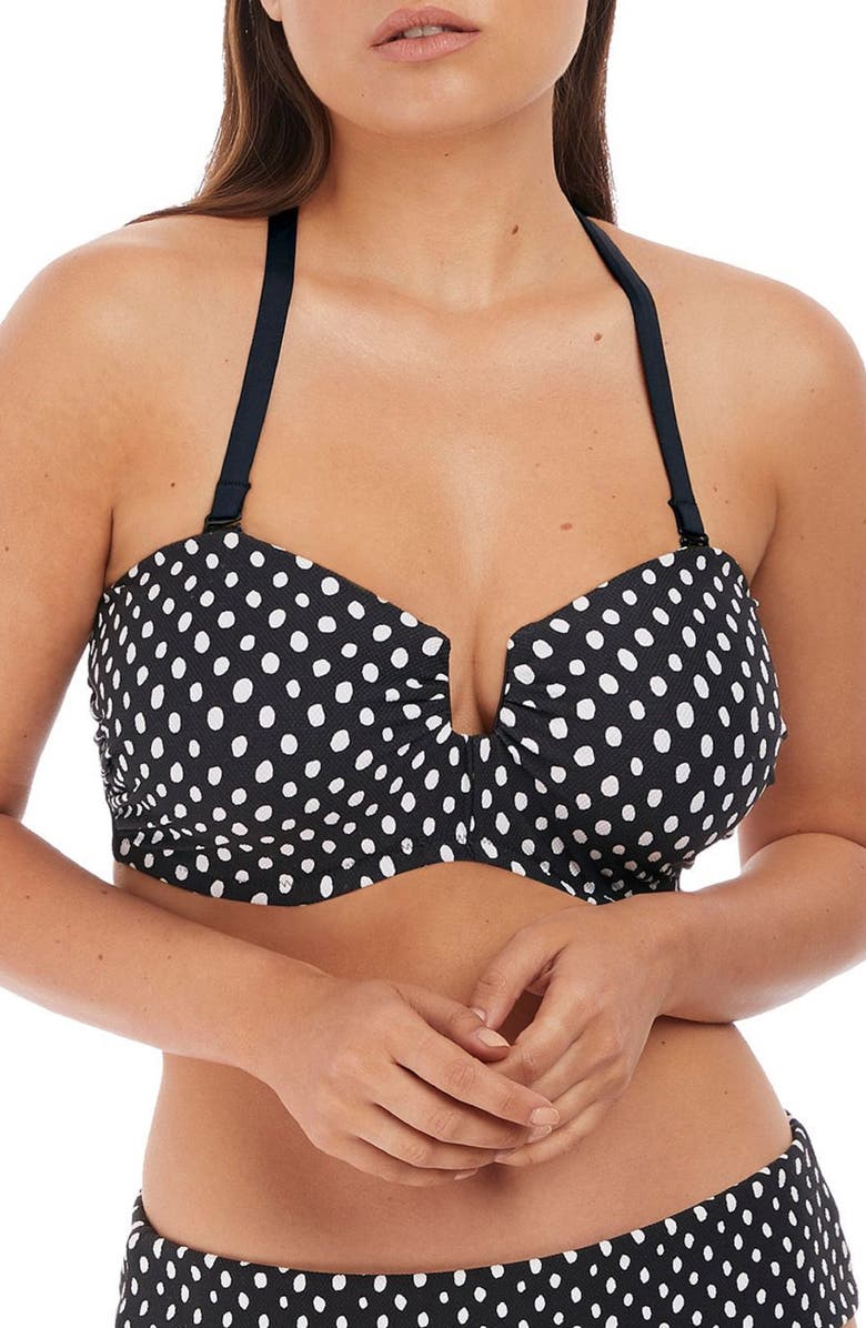 Fantasie Santa Monica Underwire Bandeau Bikini Top, Alternate, color,