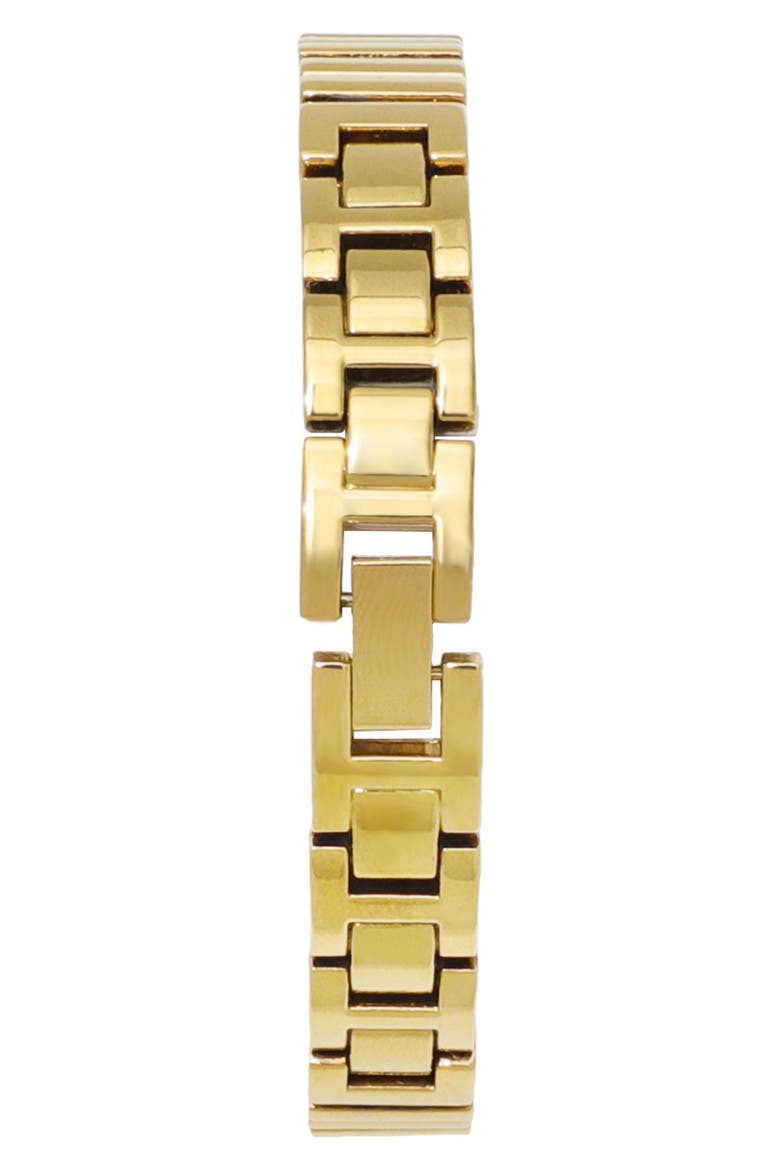Munich Bracelet Watch, 33mm x 23mm, Alternate, color, GOLD/ WHITE
