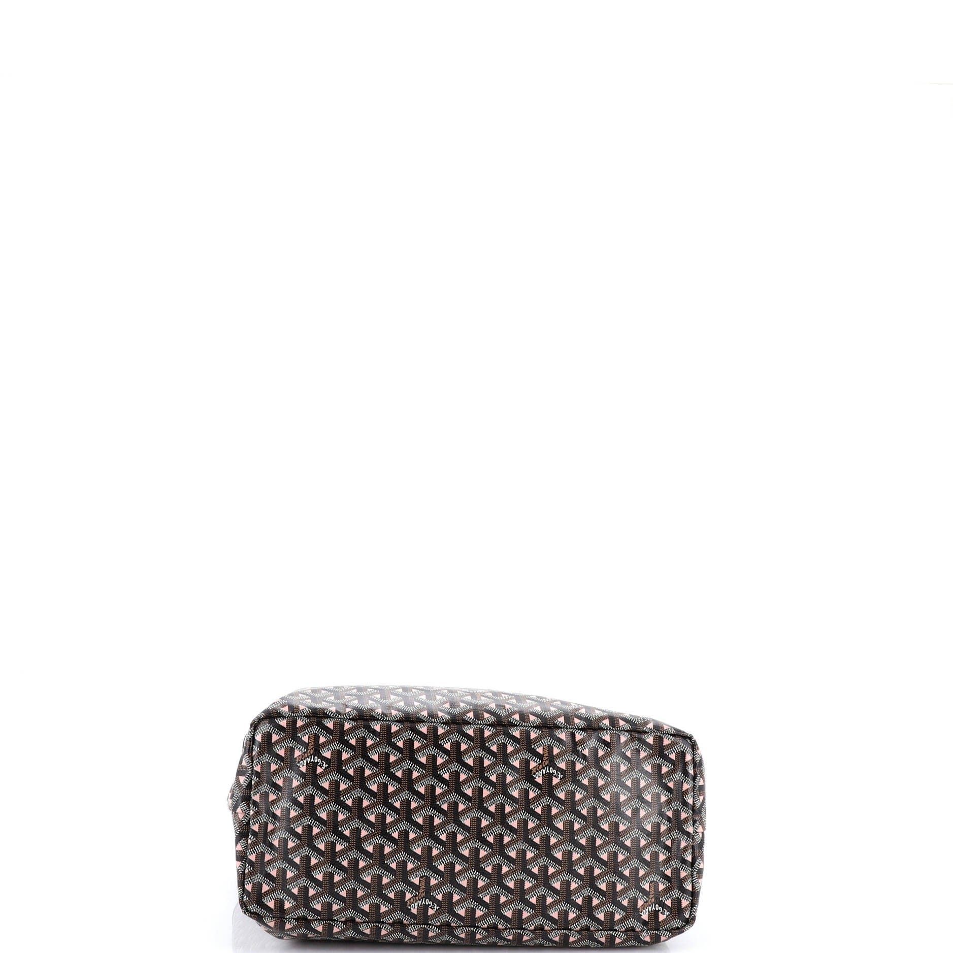 Pre-Owned Goyard Saint Louis Tote Claire Voie Coated Canvas PM, Alternate, color, Pink