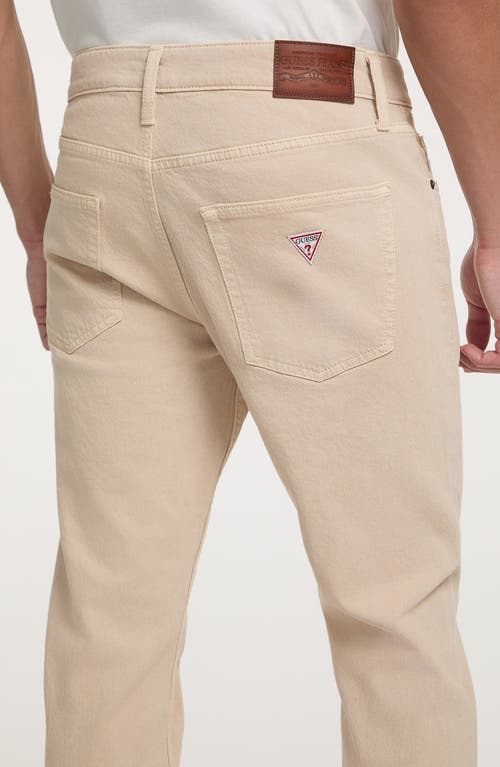 Guess Jeans G16 Relaxed Straight Leg Jeans In Beige