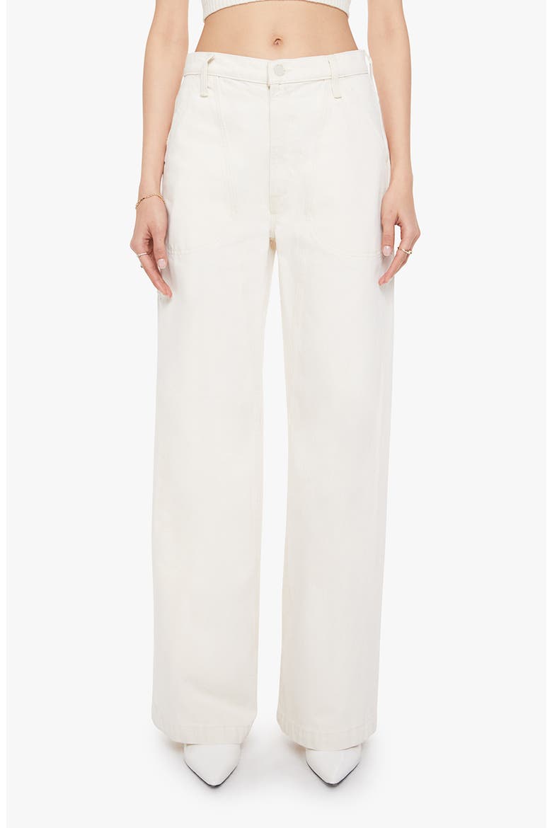 The Chisel Sneak Wide Leg Jeans, Main, color, NATURAL SELECTION IVORY