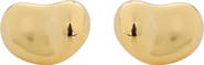 Bearfruit Jewelry Sterling Silver 18k Gold Plated Alexandra Stud Earrings Dainty Minimal