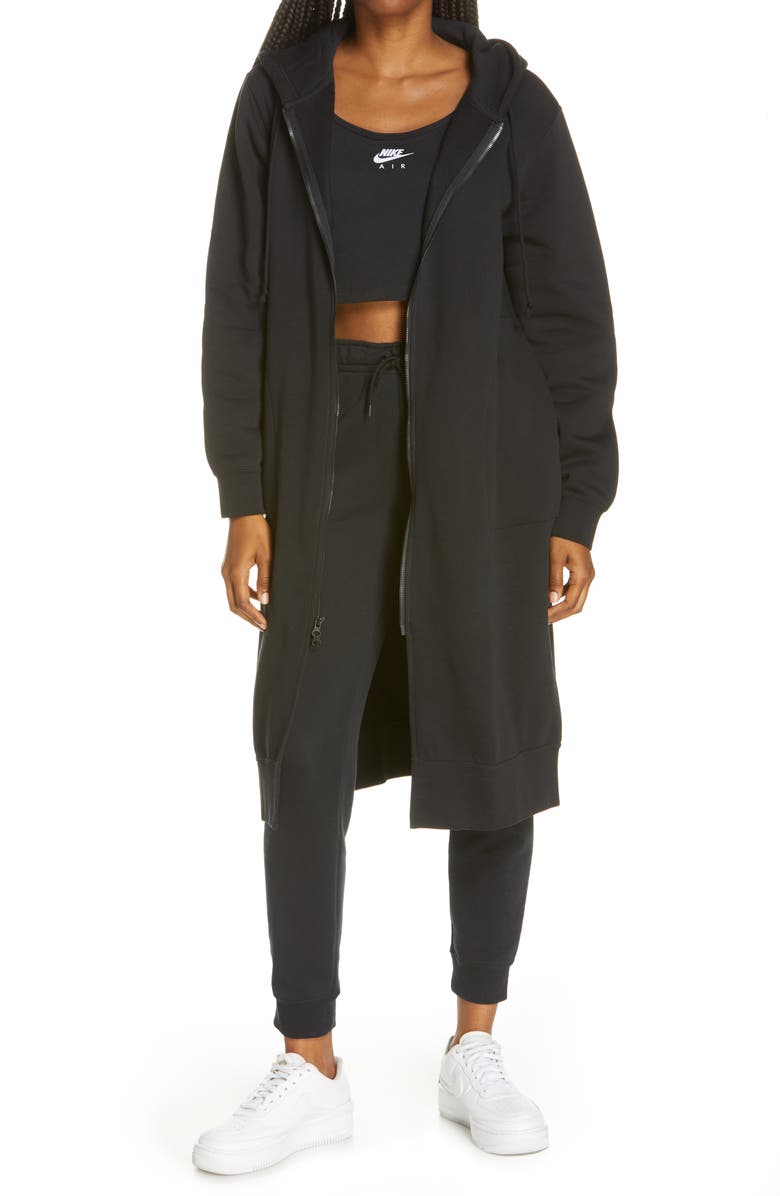 Nike Sportswear Long Zip Hoodie, Main, color, 