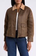 7 For All Mankind Waxed Cotton Jacket