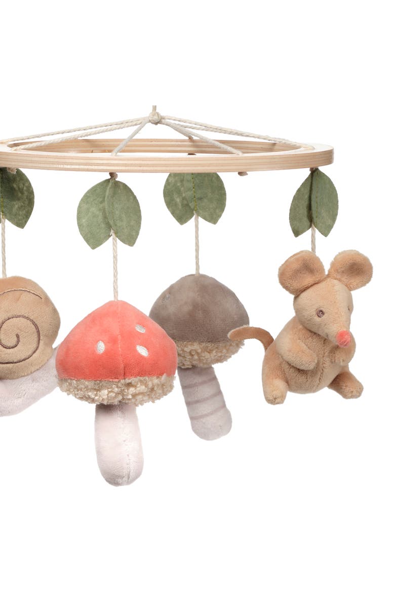 Lambs & Ivy Mushroom Meadow Musical Baby Crib Mobile Soother Toy, Alternate, color, Multicolor