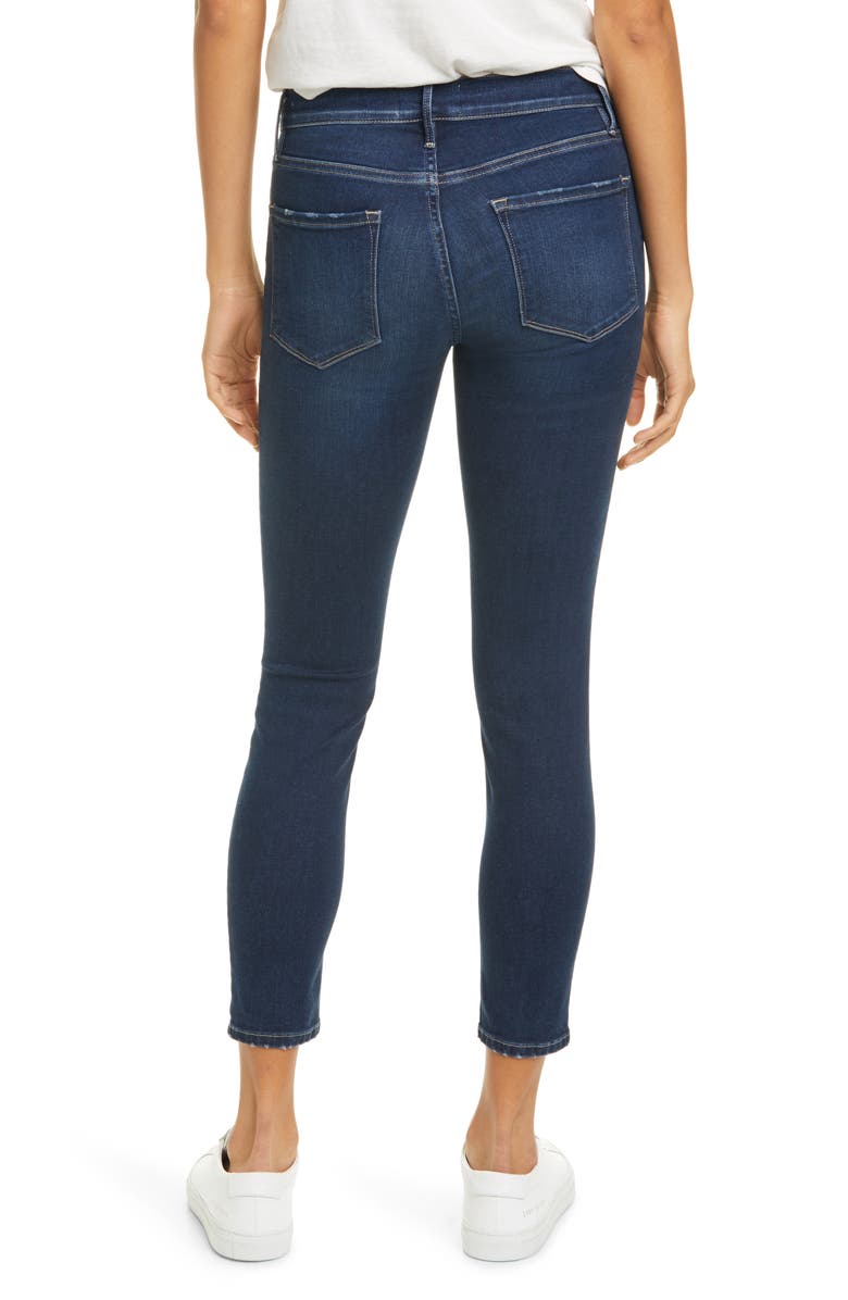 FRAME Le Skinny de Jeanne Crop Skinny Jeans, Alternate, color, 