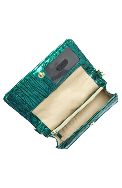 Brahmin Minuette Convertible Leather Crossbody Bag In Green