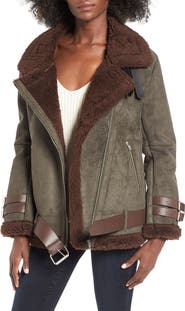 J.O.A. Faux Shearling Jacket