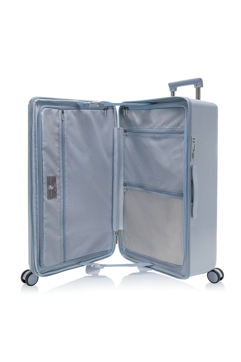 Earth Tones 30 Inch Luggage Trunk, Alternate, color, Glacier Grey