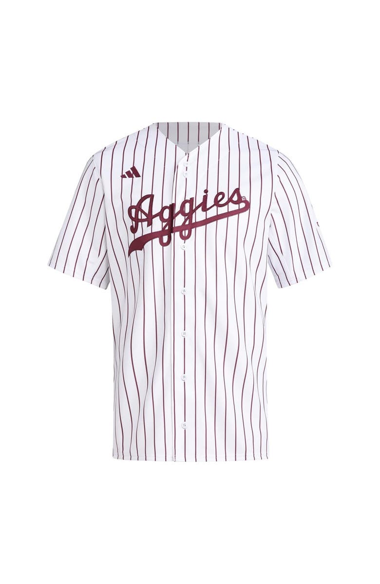 adidas Men's adidas  White Texas A&M Aggies Replica Baseball Jersey, Alternate, color, White