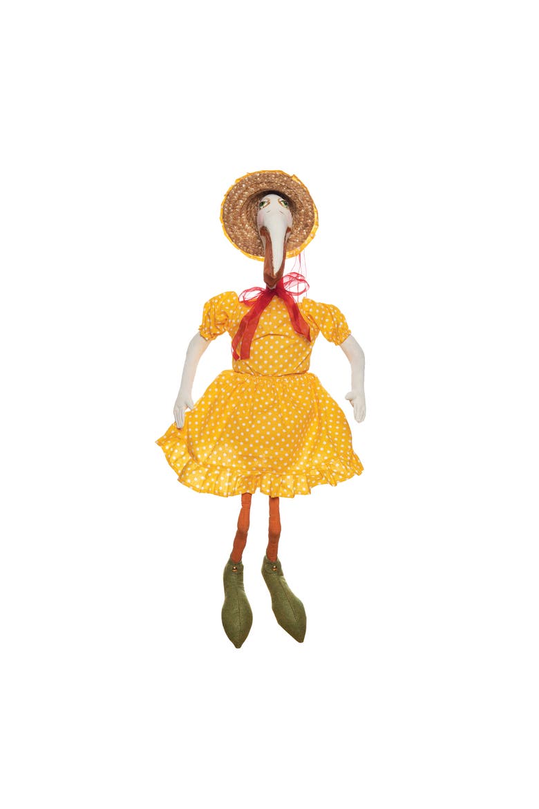 Mindy Pelican Joe Spencer Gathered Traditions Figurine, Main, color, Yellow