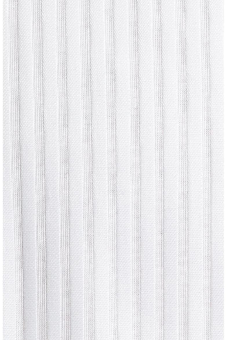 Luxury Pleat Front Non-Iron Dress Shirt, Alternate, color, WHITE