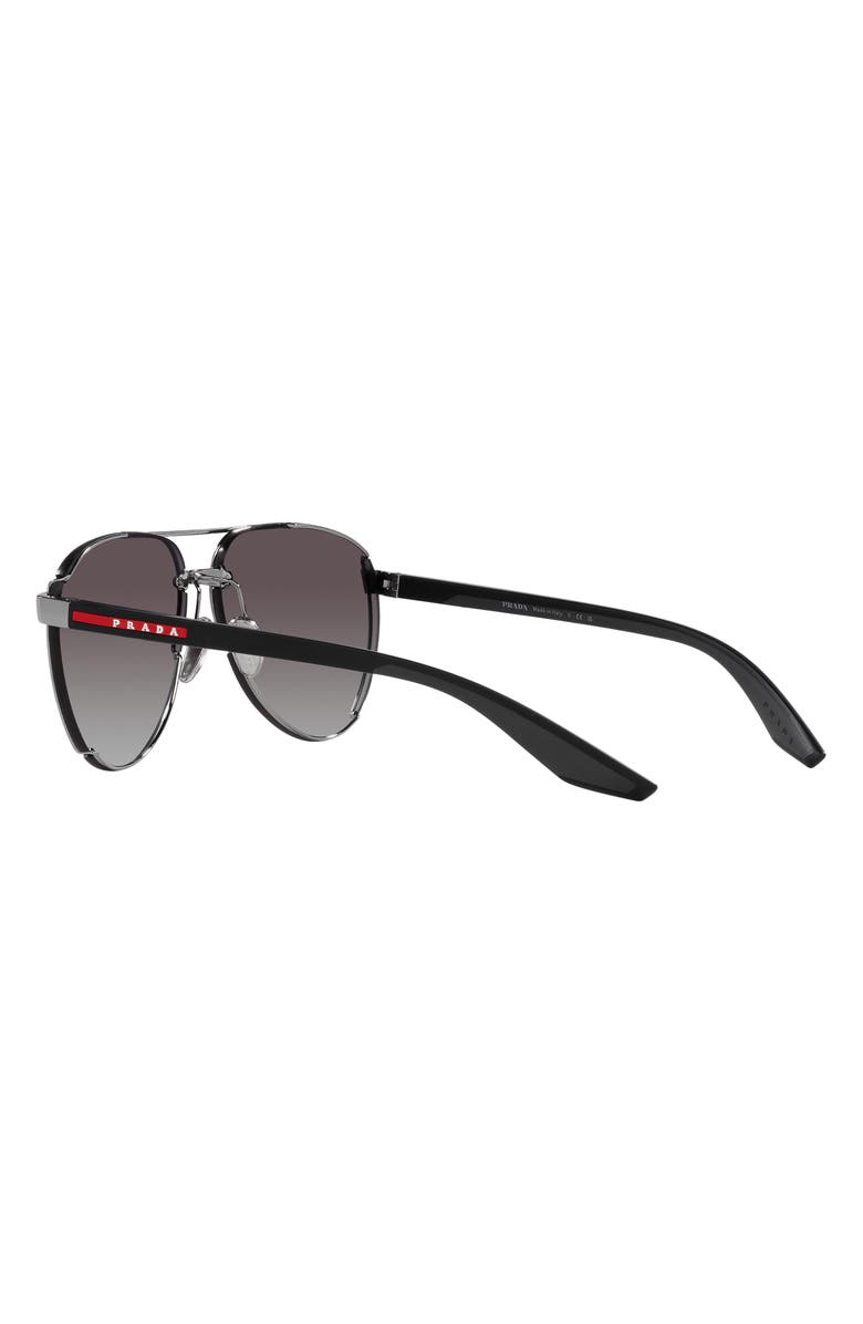 PRADA SPORT 61mm Gradient Pilot Sunglasses, Alternate, color, 