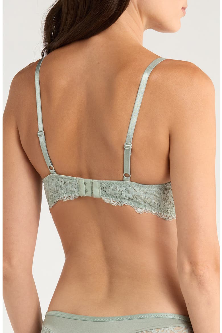 Marine Lace Underwire Bra, Alternate, color, ICEBERG GREEN