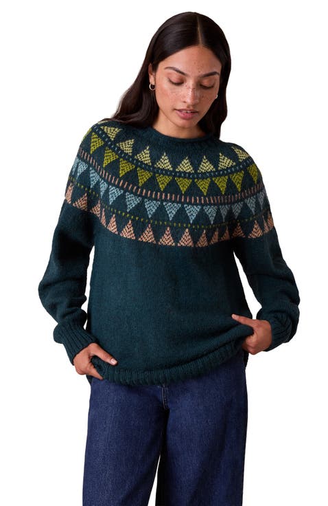 British Geo Fair Isle Yoke Sweater