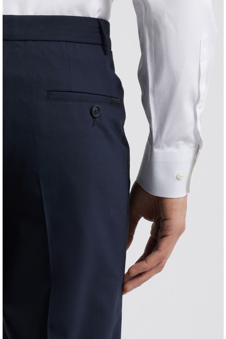 Genius Wool Blend Dress Pants, Alternate, color, DK BU