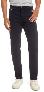 AG Tellis Sueded Stretch Sateen Slim Leg Pants