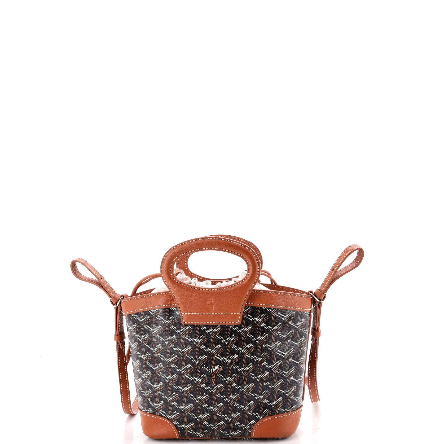 Beluga Bag Coated Canvas Mini, Alternate, color, Brown