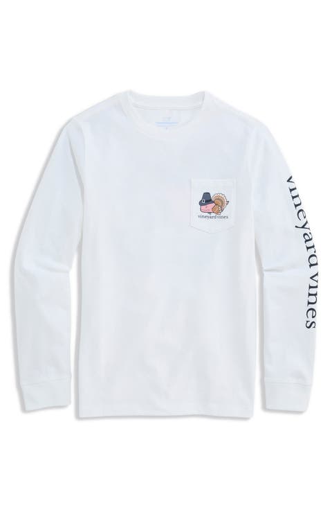 Kids' Fall '26 Cotton Turkey Whale Graphic T-Shirt