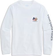 vineyard vines Kids' Fall '26 Cotton Turkey Whale Graphic T-Shirt