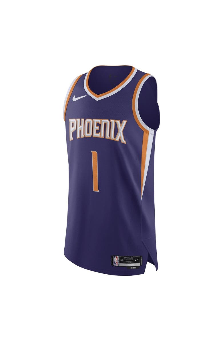 Nike Men's Nike Devin Booker Purple Phoenix Suns Authentic Jersey - Icon Edition, Alternate, color, Purple