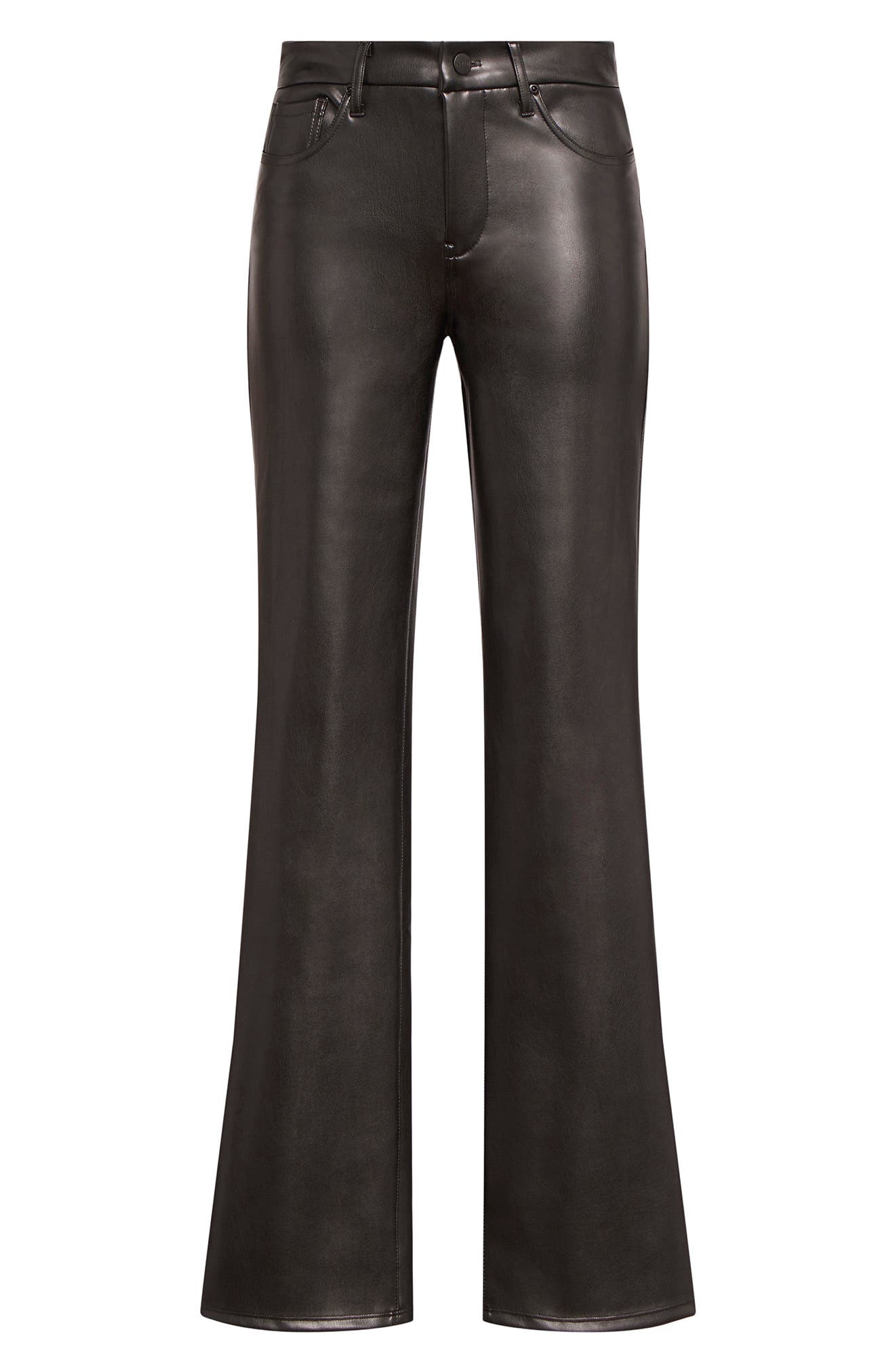 NYDJ Marilyn Straight Leg Faux Leather Pants