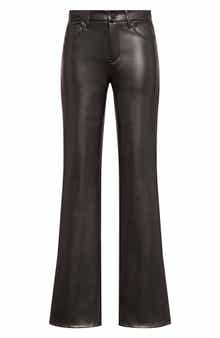 NYDJ Marilyn Straight Leg Faux Leather Pants