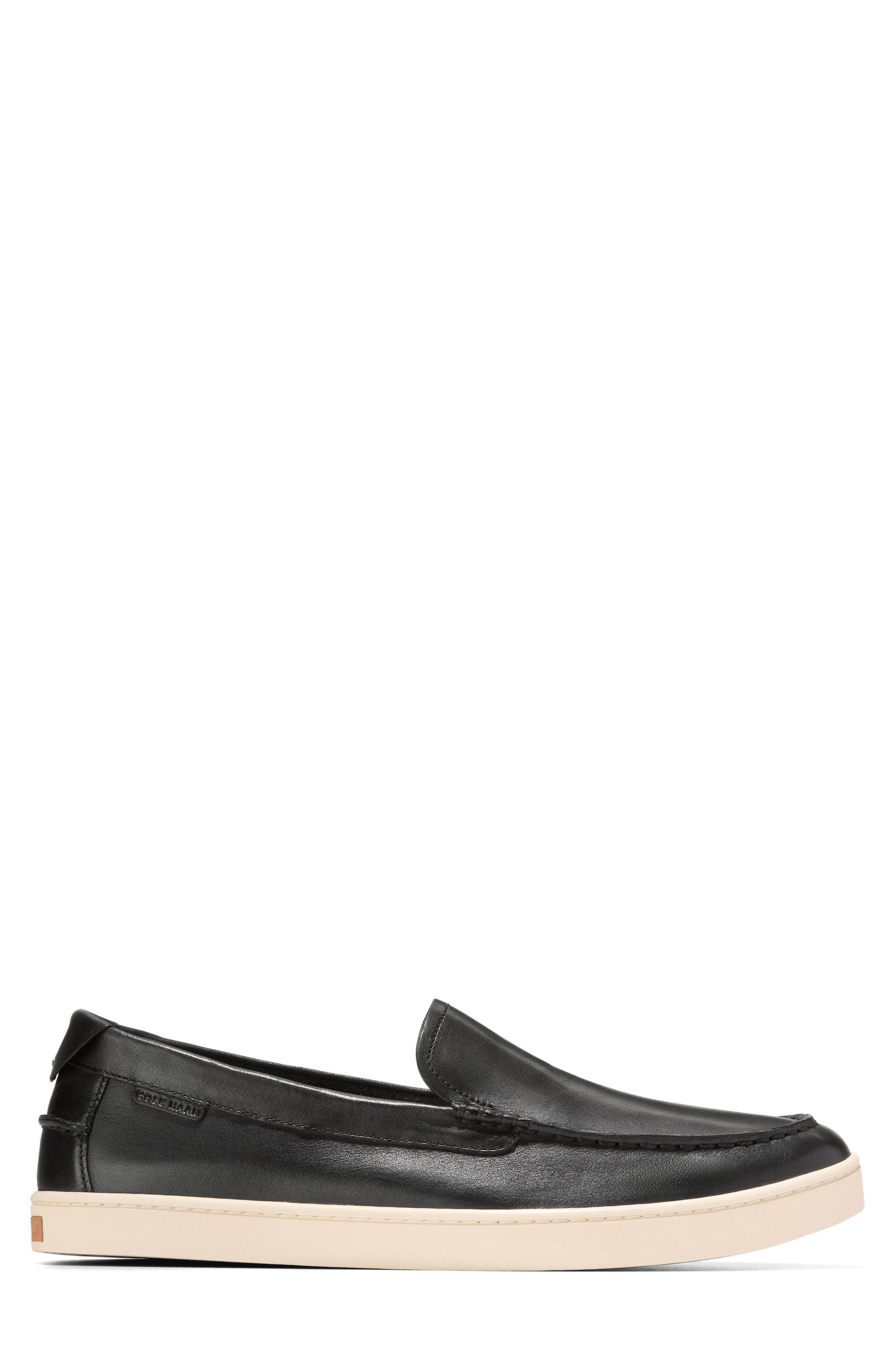 Cole Haan Pinch Weekend Venetian Loafer, Alternate, color, Black/ Angora