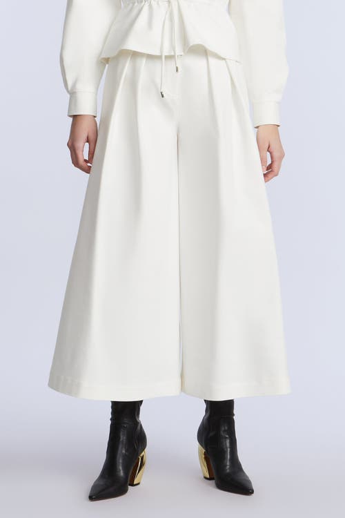 Bcbg Pleated Front Crop Pant In Yellow