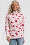  Ivory/Red Tossed Floral