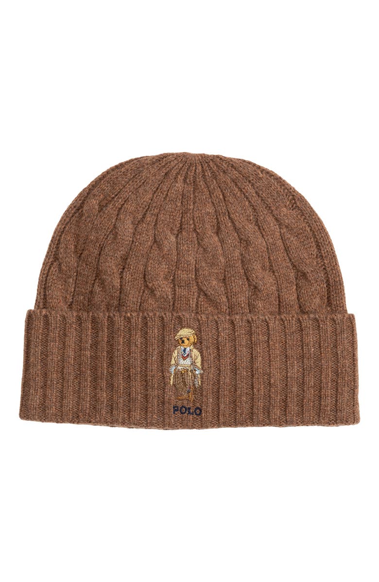 Polo Ralph Lauren Charles Bear Boxed Gift Set, Alternate, color, Brown Heather