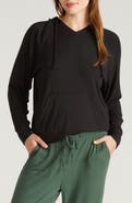 Universal Standard Travel Knit V-Neck Hoodie