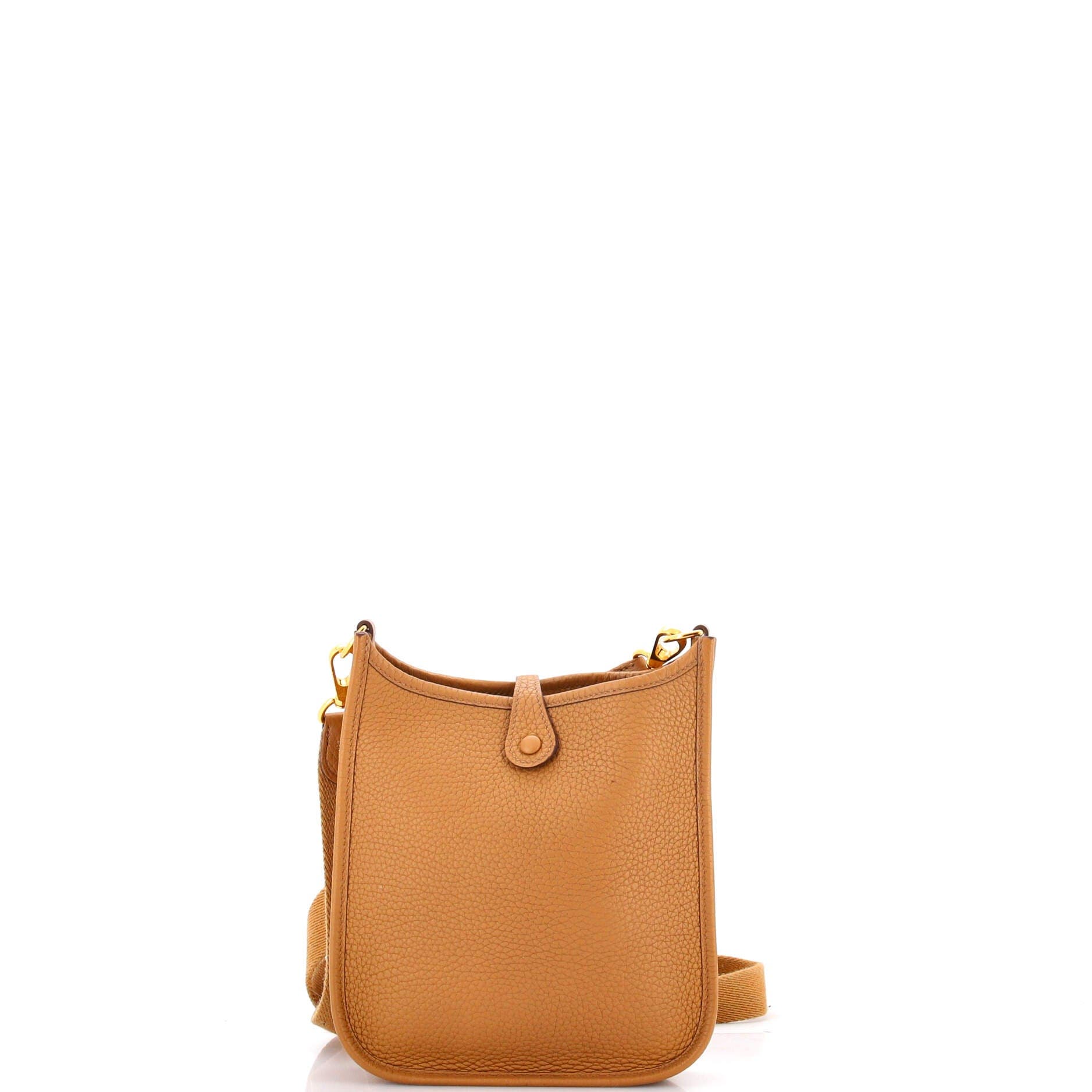 Pre-Owned Hermes Evelyne Bag Gen III Clemence TPM, Alternate, color, Biscuit