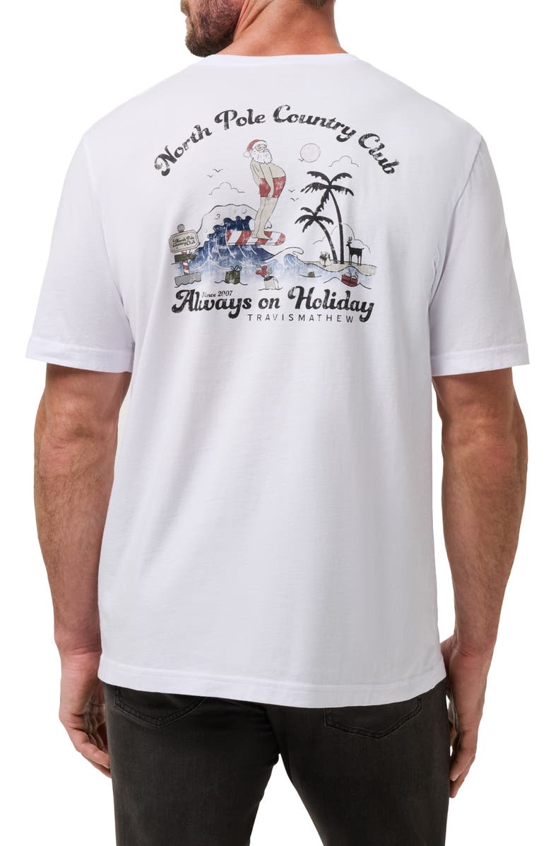 TravisMathew Holly Jollies Cotton Graphic T-Shirt, Alternate, color, White
