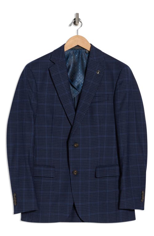 No Ordinary Joe By Ted Baker Jake X Check Wool Sport Coat In Blue