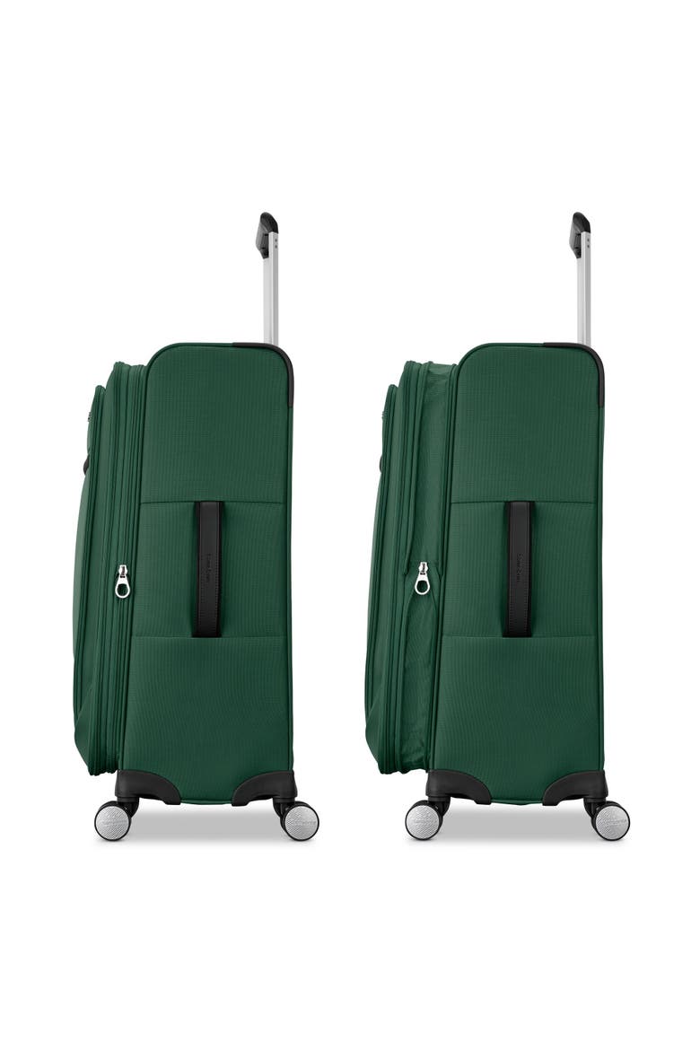 Element Softside Expandable 2 Piece (21"/25") Spinner Luggage Set, Alternate, color, Bistro Green