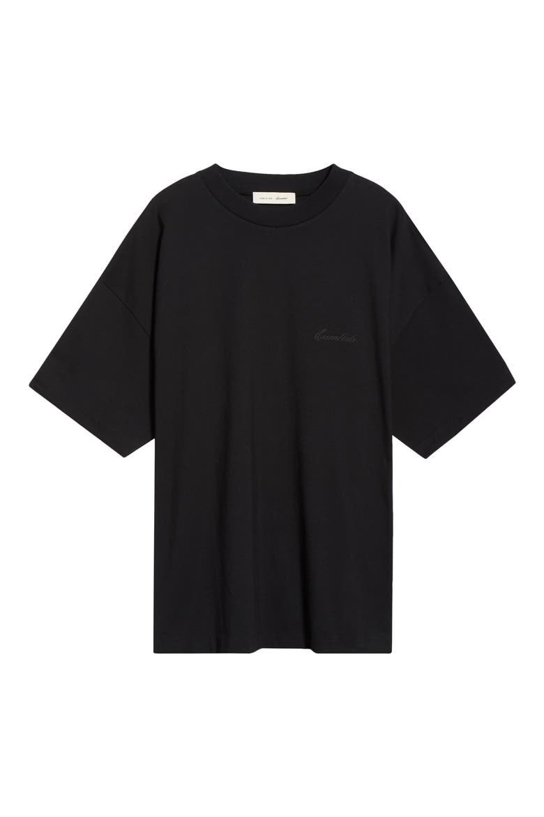Classic Cotton Logo T-Shirt, Alternate, color, VINTAGE BLACK