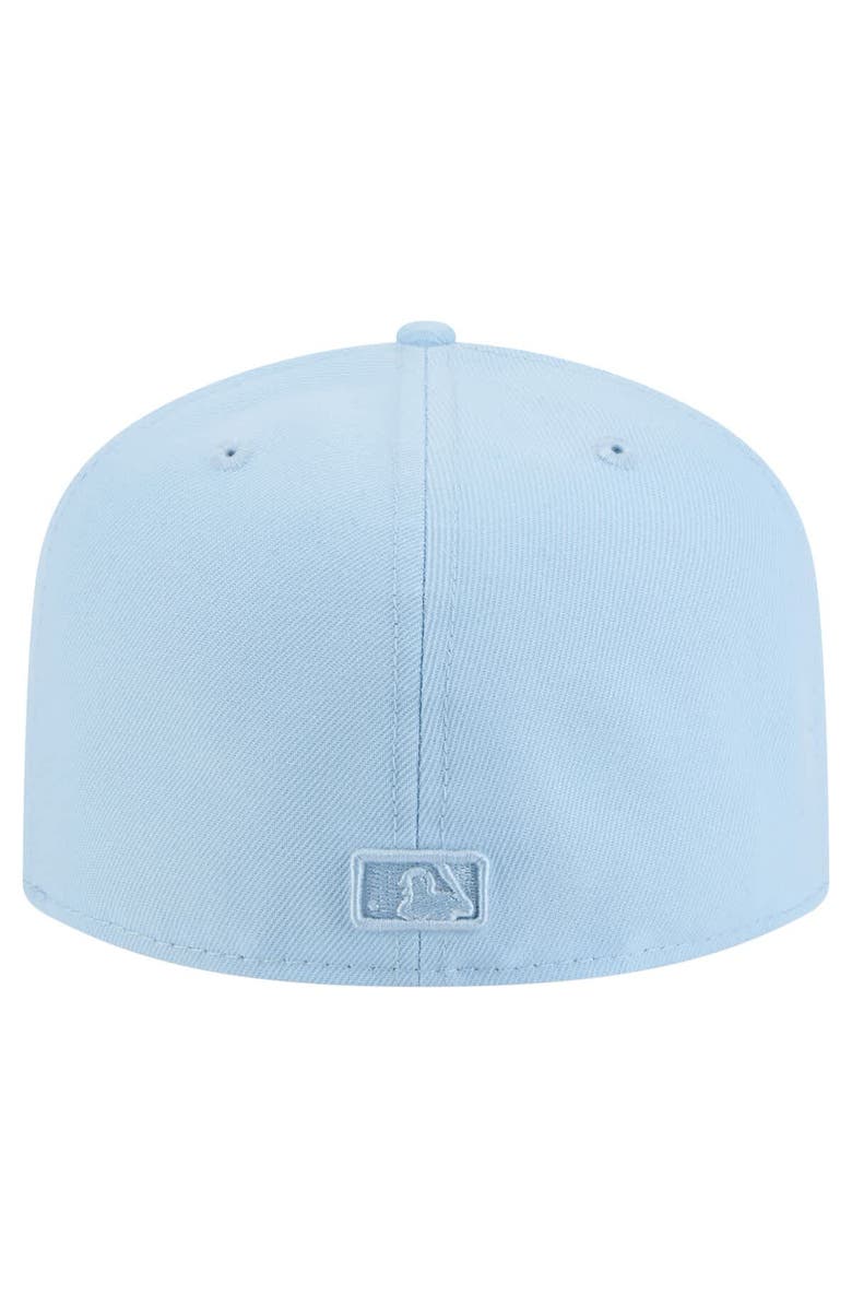 New Era Men's New Era  Light Blue Pittsburgh Pirates Color Pack A-Frame 59FIFTY Fitted Hat, Alternate, color, 
