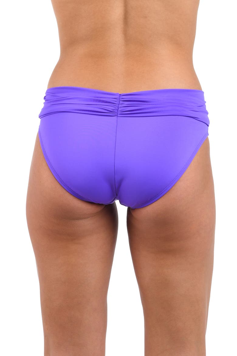 Island Goddess Hipster Bikini Bottoms, Alternate, color, ULTRAVIOLET