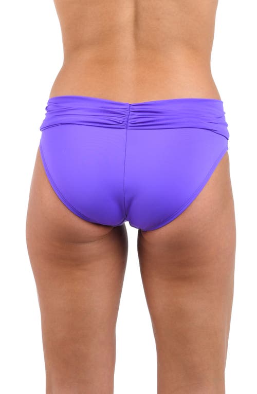 La Blanca Island Goddess Hipster Bikini Bottoms In Ultraviolet