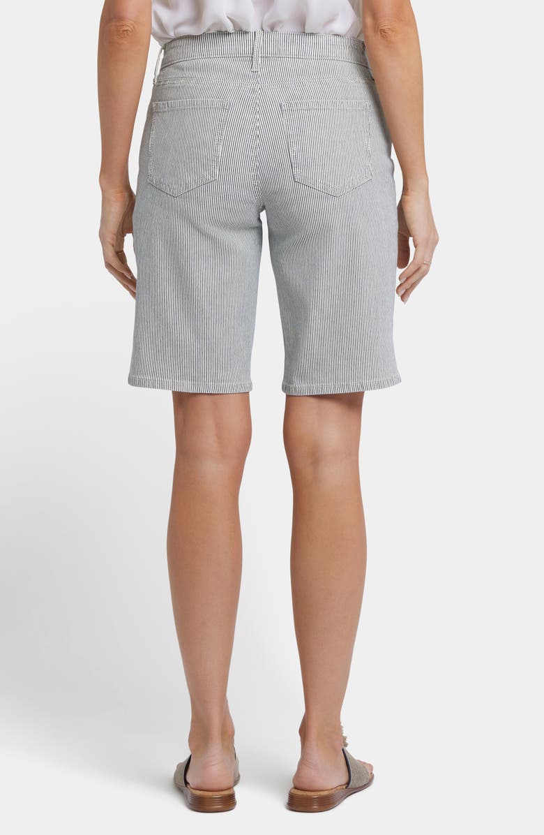 NYDJ Lilly Straight Leg Denim Shorts, Alternate, color, Luarca Stripe
