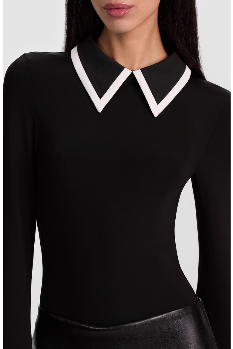 Keenan Polo Bodysuit, Alternate, color, BLACK