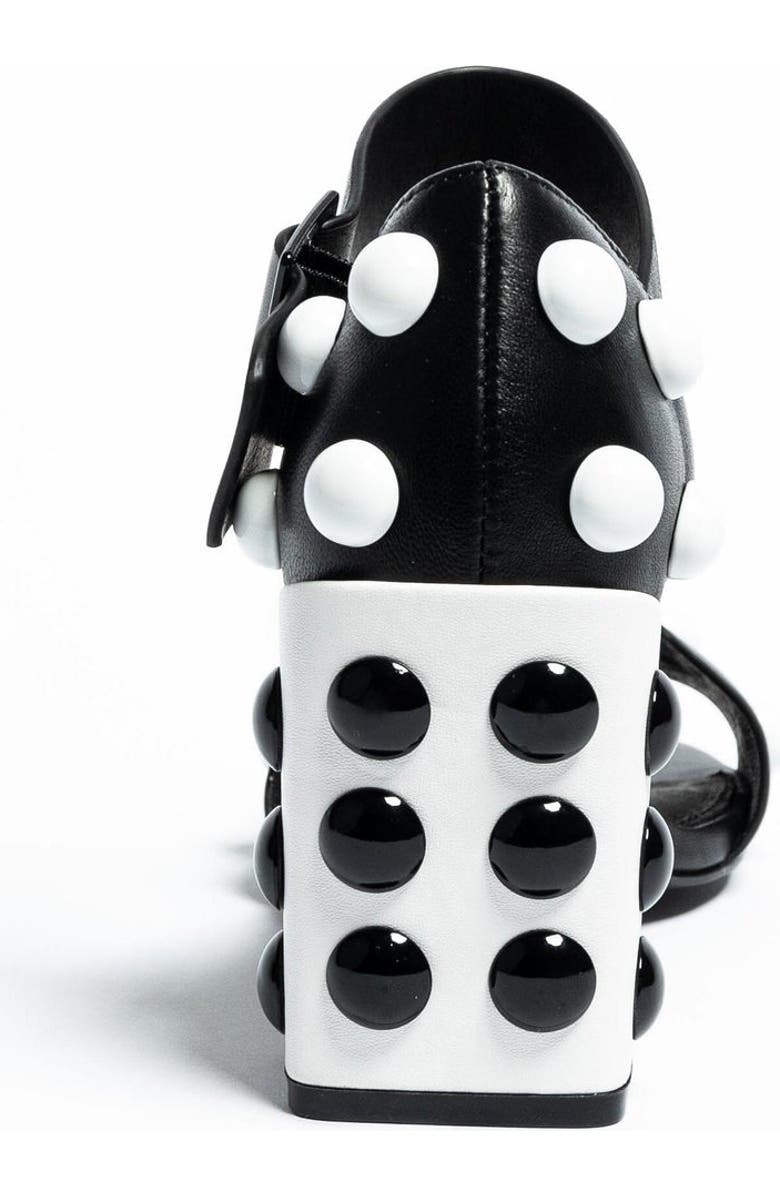 Cecelia New York Gail Studded Block Heel Sandal, Alternate, color,