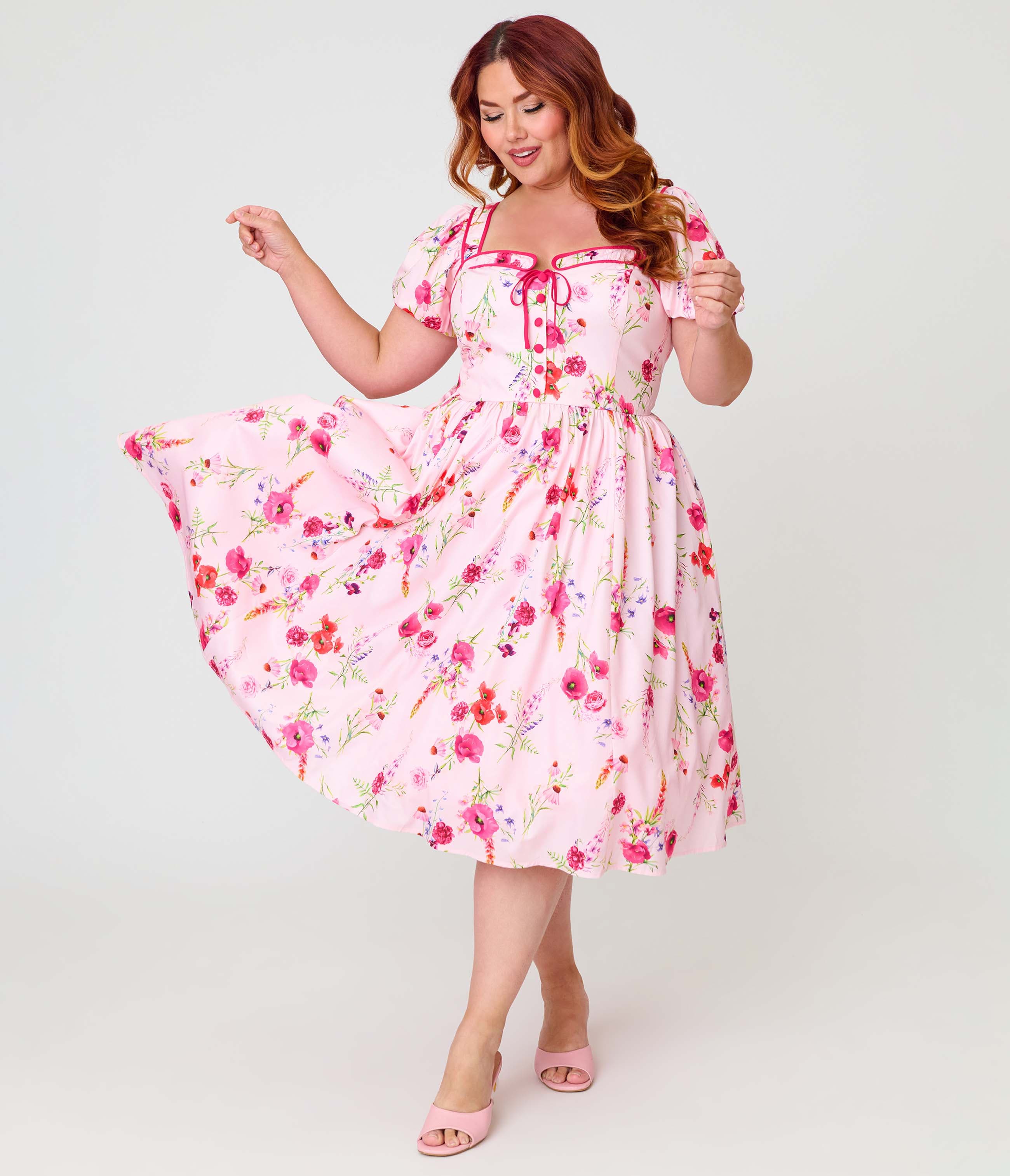 selected Pink Floral Print