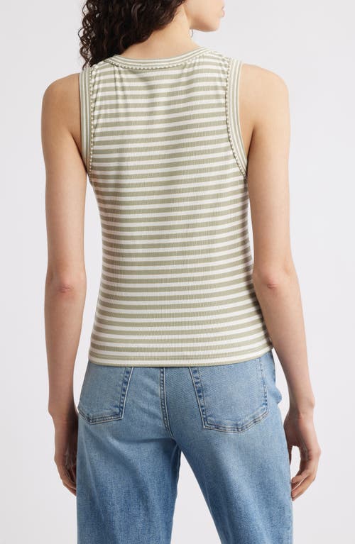 Wit & Wisdom Stripe Rib Tank